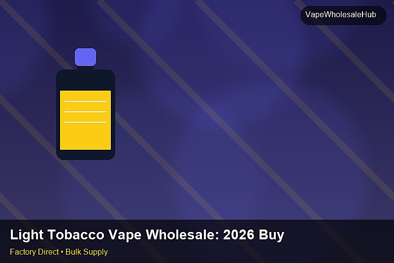Light Tobacco Vape Wholesale โ Light Tobacco Vape Wholesale: 2026 Buyer's Handbook | 2026 Edition photo 2