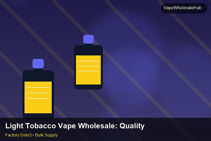 Light Tobacco Vape Wholesale — Light Tobacco Vape Wholesale: Quality Inspection Checklist | 2026 Edition photo 2