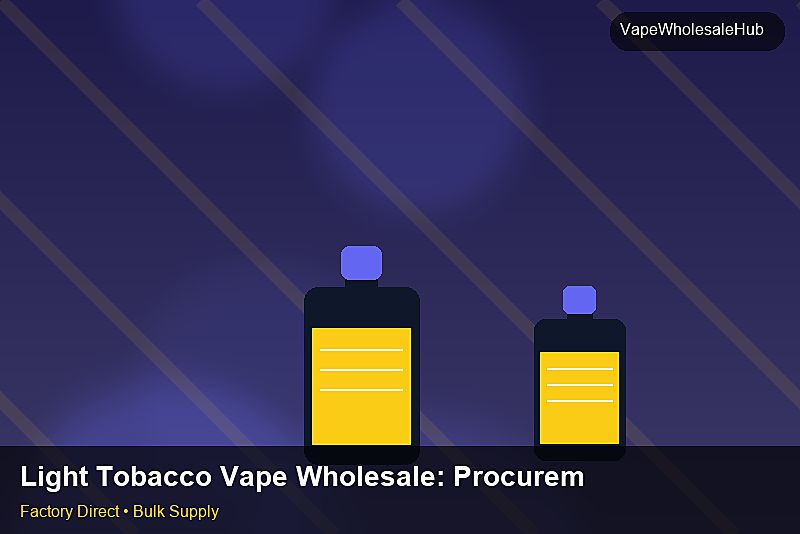 Light Tobacco Vape Wholesale — Light Tobacco Vape Wholesale: Procurement Strategy | 2026 Edition photo 1